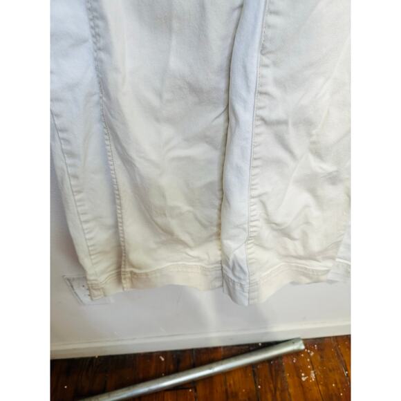 SOMETHING NAVY White Two Tone Denim Cotton Extra Wide Flair Jeans Size 25 - Picture 11 of 16